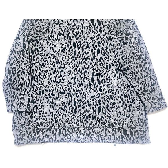 Rafaella Pullover Turtle Neck Shirt Women's 3X Black and Gray Spots Long Sleeves - Picture 6 of 7